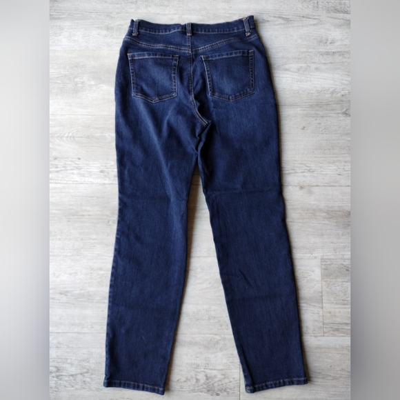 Gloria Vanderbilt Embroidered Floral Slimming Jeans - Picture 2 of 4